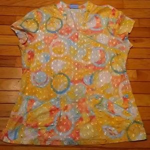 Womens scrub top